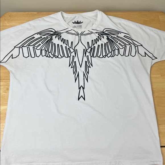 HEADS OR TAILS Other - HEADS OR TAILS Rhinestone Studded Graphic Printed T-Shirt, Slim Fit Crewneck Tee